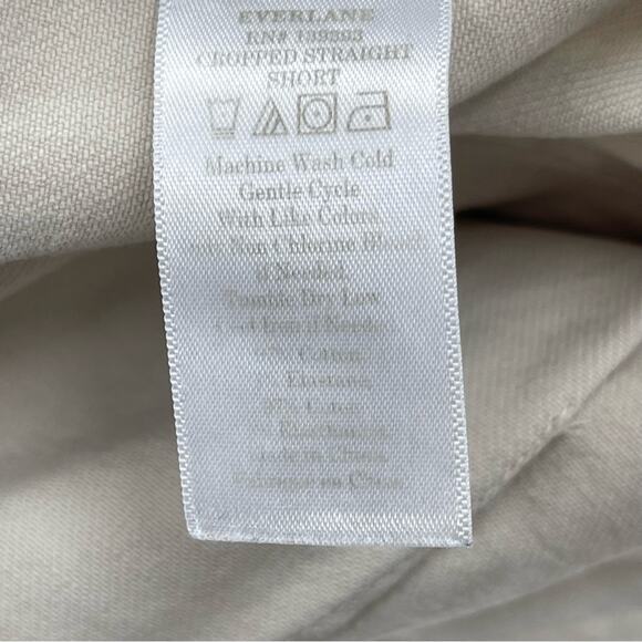 Everlane Wide Leg High Waisted Cropped Casual Quality Denim Jeans Size 8 Boho - Picture 16 of 16